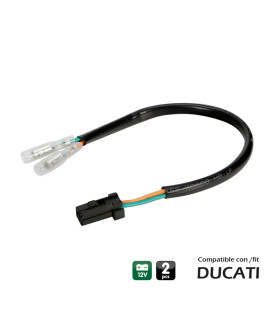 CONECTORES PARA INTERMITENTES LAMPA (2 UDS) COMPATIBLE PARA DUCATI (TYPE 2)