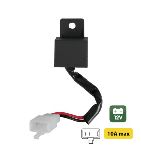 INTERMITENCIA ELECTRÓNICA LAMPA FLASHER 2 PIN PLUG & PLAY 12V 10A