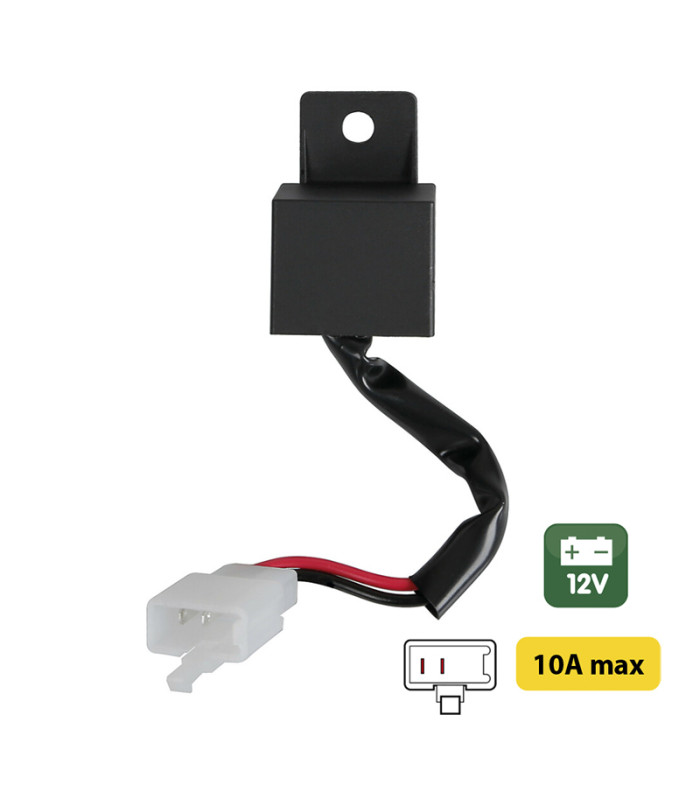 INTERMITENCIA ELECTRÓNICA LAMPA FLASHER 2 PIN PLUG & PLAY 12V 10A