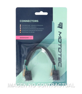 PAR DE CONECTORES MOTOTEC INTERMITENTES KAWASAKI (LED)