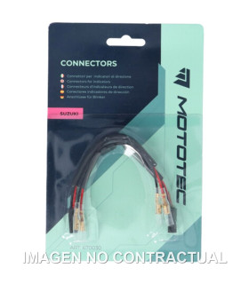 PAR DE CONECTORES MOTOTEC INTERMITENTES SUZUKI