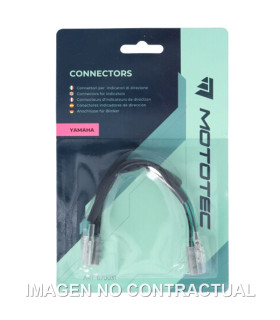 PAR DE CONECTORES MOTOTEC INTERMITENTES YAMAHA