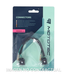 PAR DE CONECTORES MOTOTEC INTERMITENTES YAMAHA (LED)