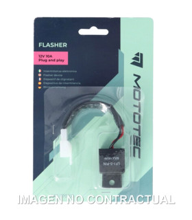 INTERMITENCIA ELECTRÓNICA MOTOTEC PLUG & PLAY - 12V - 10A