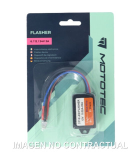 INTERMITENCIA ELECTRÓNICA MOTOTEC 6/12/24V 2A