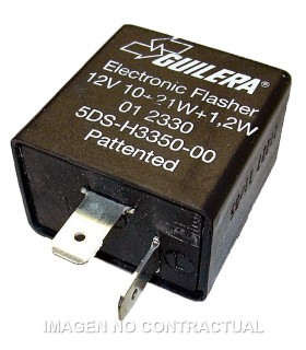 Intermitencia CC 12V 21Wx2+3,4W 2 Terminales con Soporte