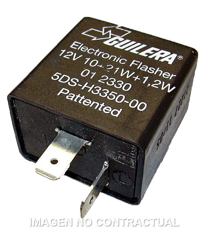 Intermitencia CC 12V 21Wx2+3,4W 2 Terminales con Soporte