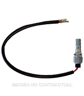 Interruptor Stop Hidráulico M10 x 1,25 - 2 Agujero - 2 Cables - 2 Fastons