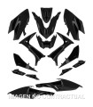 KIT PLASTICOS HERT YAMAHA T-MAX 560 NEGRO