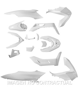 KIT PLASTICOS HERT HONDA PCX 125 15 PZAS BLANCO FRIO PERLADO