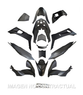 KIT PLASTICOS HERT HONDA PCX 125 14 PIEZAS NEGRO