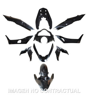 KIT PLASTICOS HERT HONDA PCX 125 NEGRO MATE