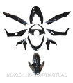 KIT PLASTICOS HERT HONDA PCX 125 NEGRO MATE