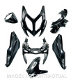 KIT PLASTICOS HERT YAMAHA AEROX NEGRO BRILLO