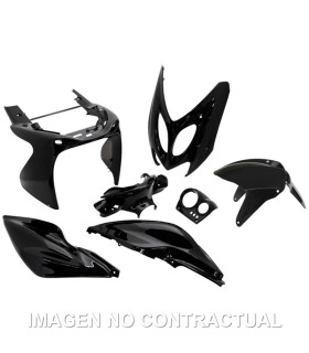 KIT PLASTICOS HERT YAMAHA AEROX NEGRO BRILLO