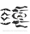 KIT PLASTICOS HERT YAMAHA X-MAX 125-300 15 PZAS NEGRO BRILLO