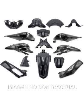 KIT PLASTICOS HERT HONDA SH 125-150 NEGRO BRILLO