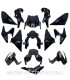 KIT PLASTICOS HERT HONDA ADV 350 NEGRO MATE