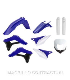 Kit completo de plásticos Polisport para Sherco SE-R/SEF-R(17/23) OEM color azul - blanco (enduro)