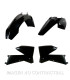 Kit estándar de plásticos Polisport para KTM EXC/EXC-F/XC/XC-F(05/07) color negro (enduro)