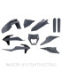 Kit completo de plásticos Polisport para KTM EXC/EXC-F(20/23) color gris (enduro)