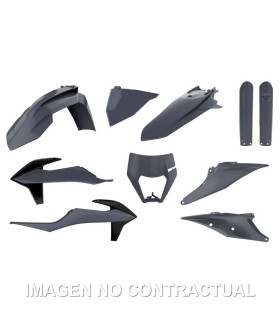 Kit completo de plásticos Polisport para KTM EXC/EXC-F(20/23) color gris (enduro)