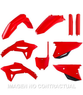 Kit completo de plásticos Polisport para Honda CRF450R(21/24)/CRF250R(22/24) color rojo (MX)