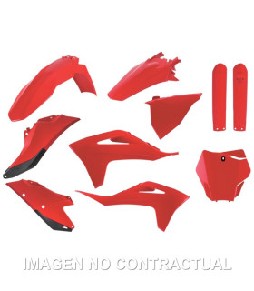 Kit completo de plásticos Polisport para GasGas MC/-F(21/23)/EX/-F(22/23)OEM color rojo (MX)