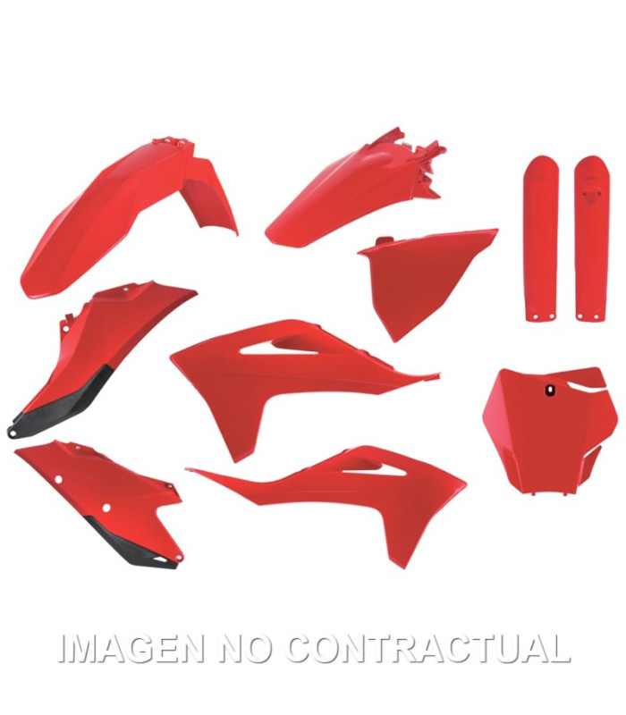 Kit completo de plásticos Polisport para GasGas MC/-F(21/23)/EX/-F(22/23)OEM color rojo (MX)