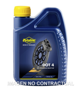 Botella Putoline DOT 4 BRAKE FLUID 1 L
