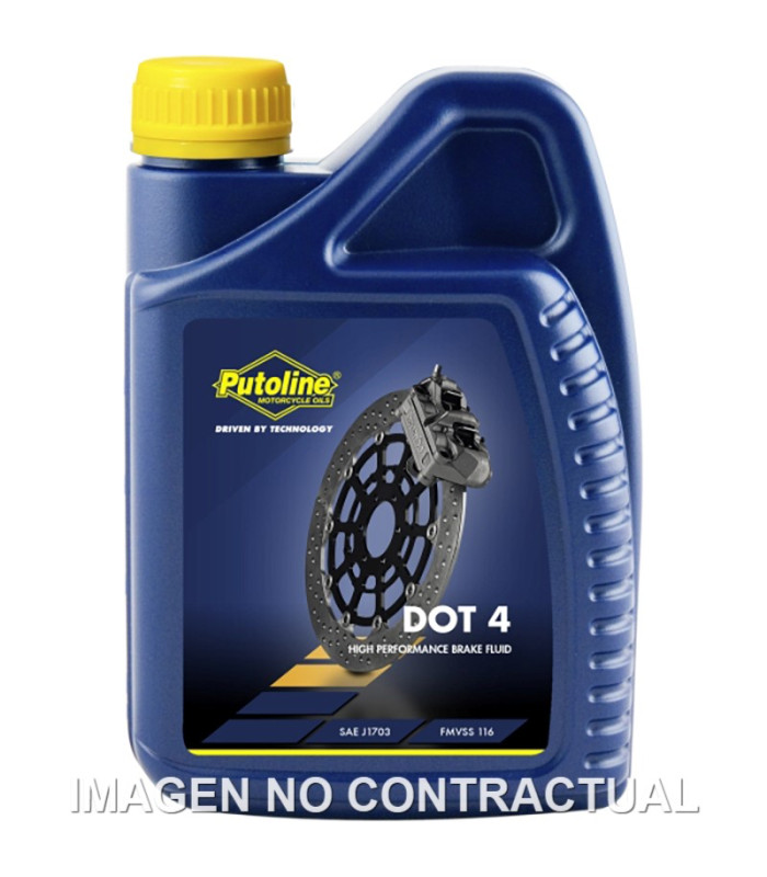 Botella Putoline DOT 4 BRAKE FLUID 1 L