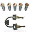 Kit llaves 5 cerraduras Vespa PKS