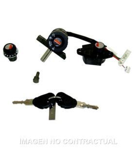 Kit llaves contacto, sillín y guantera Aprilia SR 50 Factory