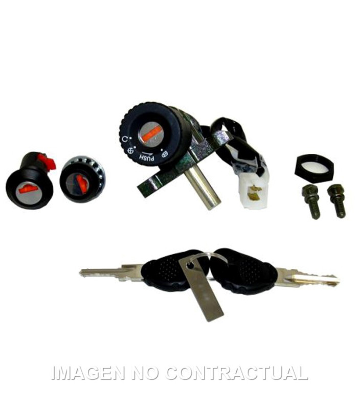 Kit llaves contacto, sillín y guantera Aprilia Habana Custom 50