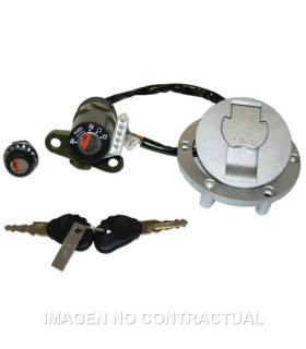 Kit llaves contacto, sillín y depósito Derbi GPR-50