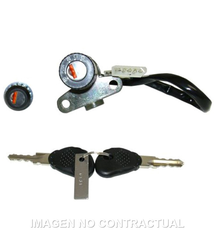 Kit llaves contacto y sillín Derbi 50 GPR