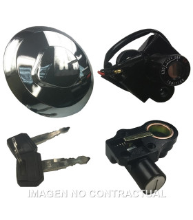 Kit llaves contacto, sillín y depósito Honda CBF 250