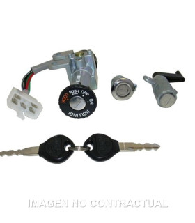 Kit llaves contacto, sillín y guantera Kymco people 50
