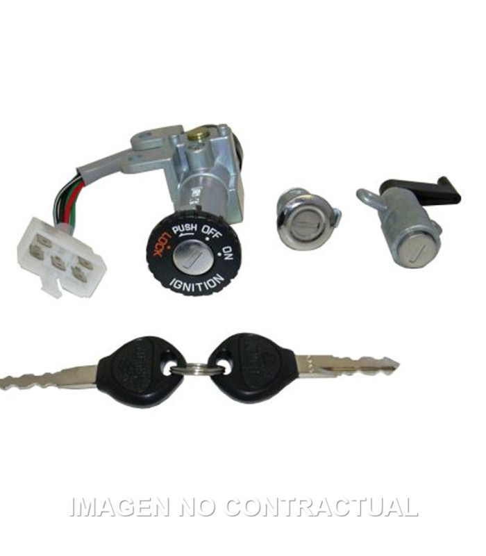 Kit llaves contacto, sillín y guantera Kymco people 50