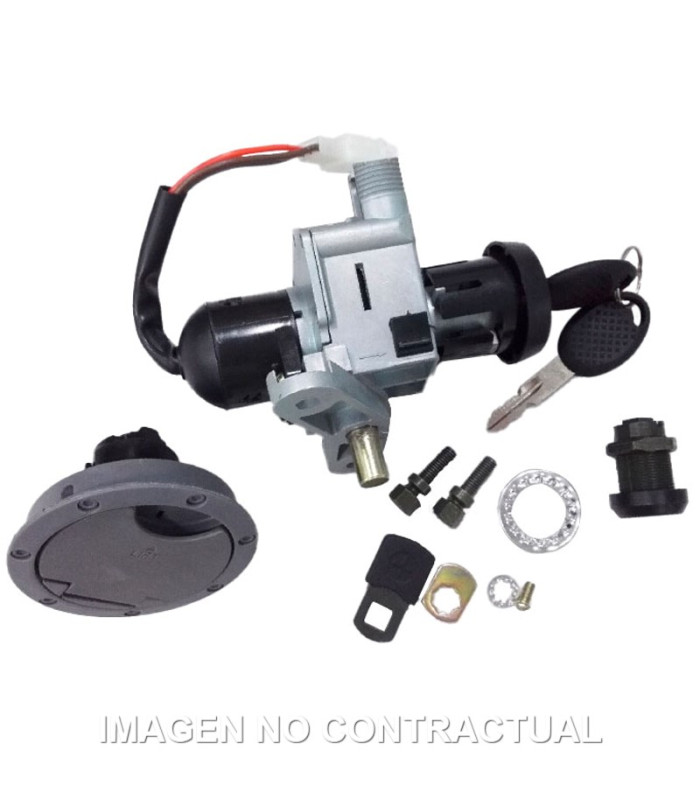 Kit llaves contacto (3 PINS), guantera y depósito Yamaha Aerox50