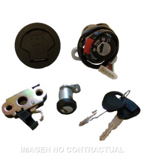 Kit llaves contacto, sillín y depósito Rieju Tango 125