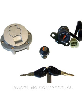 Kit llaves contacto, sillín y depósito KTM Duke