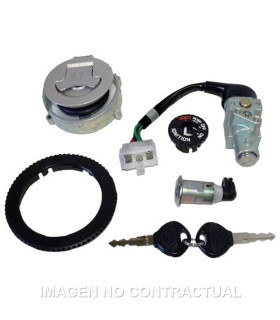 Kit llaves contacto, sillín y depósito Kymco Dink 50