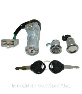 Kit llaves contacto, sillín y guantera Kymco KB 50