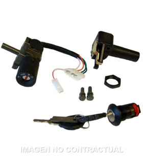 Kit llaves contacto, sillín y guantera Aprilia Sonic50