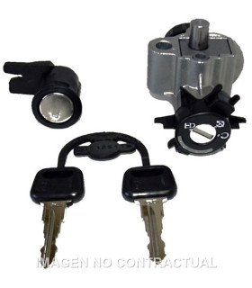 Kit llaves contacto y sillín Peugeot Speedfight 50 1