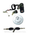 Kit llaves contacto, sillín y depósito Peugeot 50 XP6