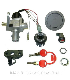 Kit llaves contacto, sillín, guantera y depósito Yamaha 50 Aerox