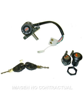 Kit llaves contacto y sillín Aprilia Habana 125