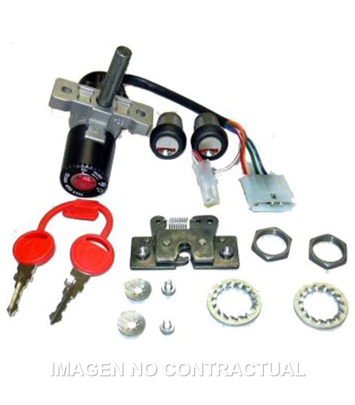 Kit llaves contacto, sillín y guantera Derbi Predator 50